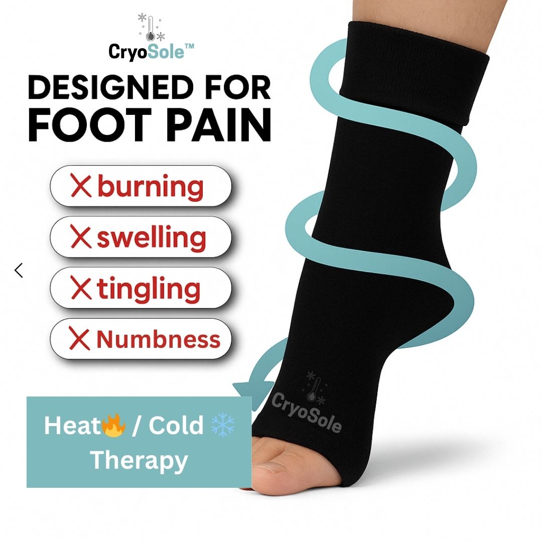 CryoSole™ Plantar Fasciitis Sleeve - Instant Relief in just 5 minutes*